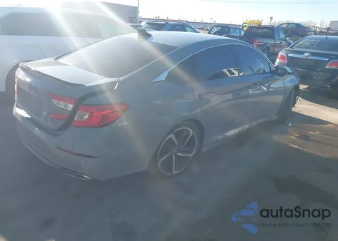 2021 Honda Accord Sport из США, поврежденный, VIN 1HGCV1F32MA083812